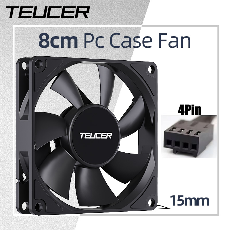 Esports Gaming Fan - Teucer UT-8015 8CM Chassis Fan Slim