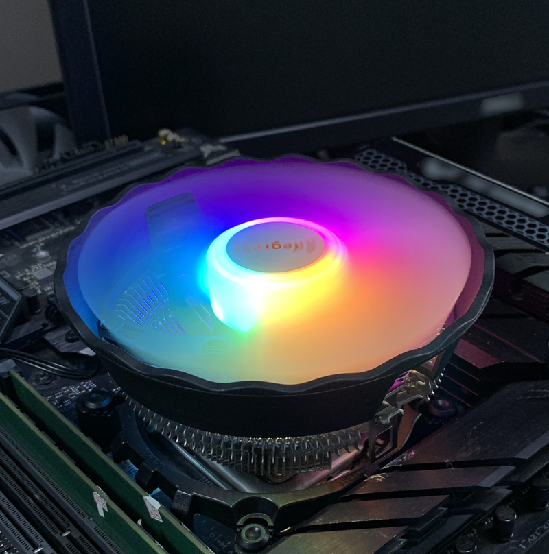 RGB CPU Air Cooler 90mm PC Pro - Esports Gaming Fan review and price