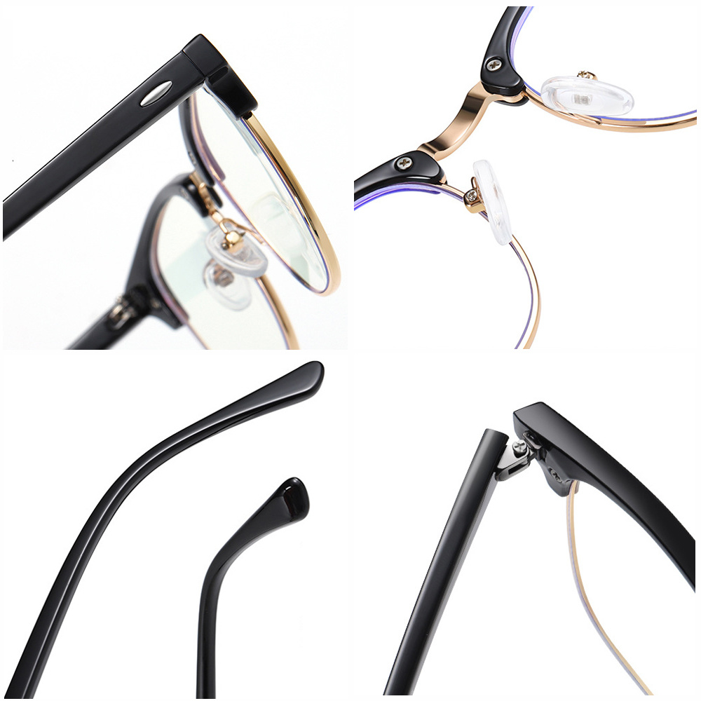 Classic Square Rimless Anti Bl - Gaming Glasses Blue review and price
