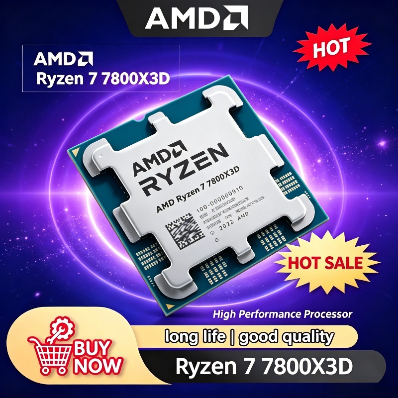AMD R7 7800X3D CPU 8-Core 16-T - Amd Cpu Ryzen 7 review and price