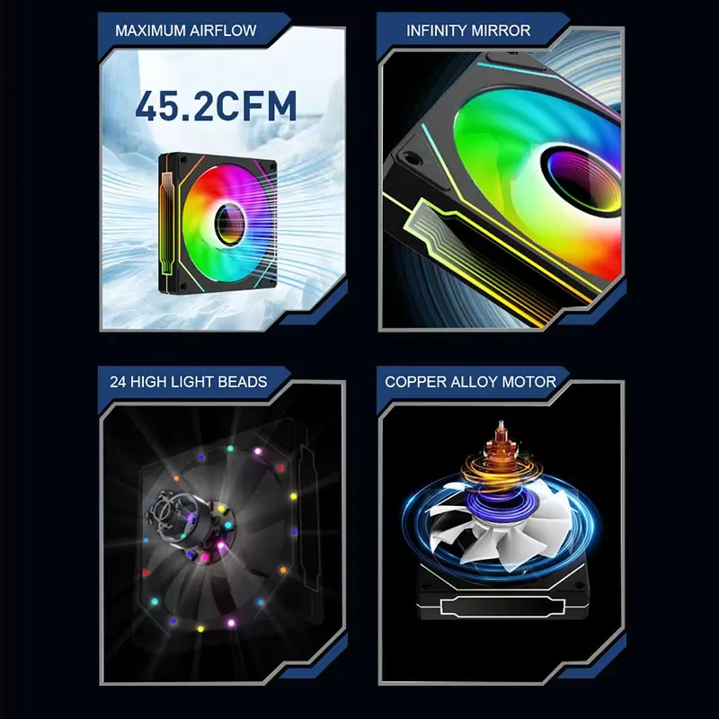 PRISM 4 PRO 120mm PWM ARGB Cas - Esports Gaming Fan review and price