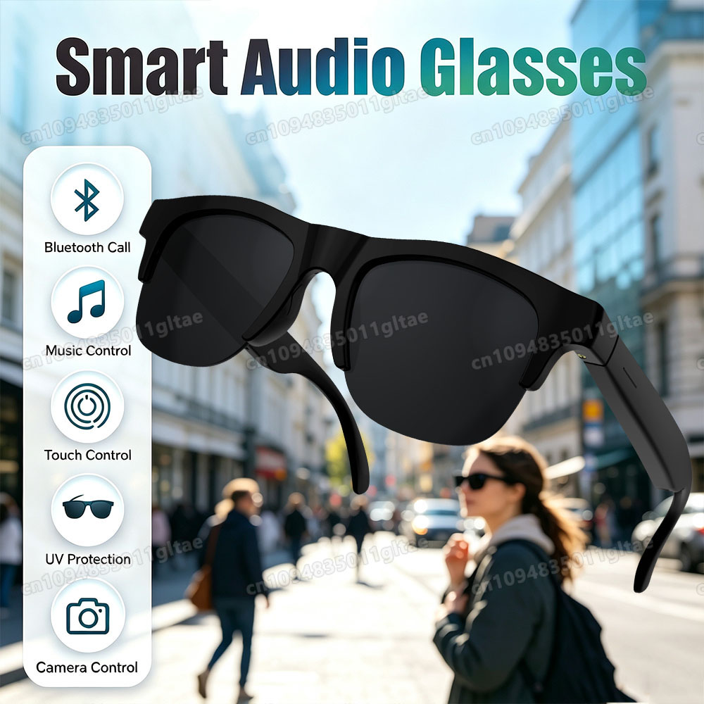 NEW Smart Glasses V5.3 Bluetoo - Gaming Glasses Blue review and price