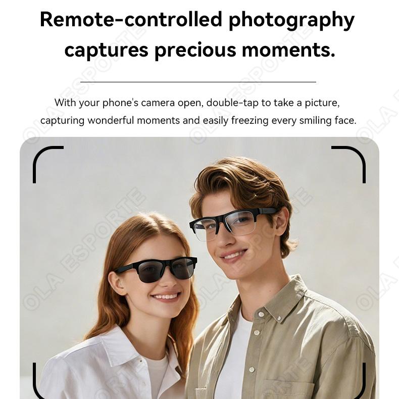 NEW Smart Glasses V5.3 Bluetoo - Gaming Glasses Blue review and price