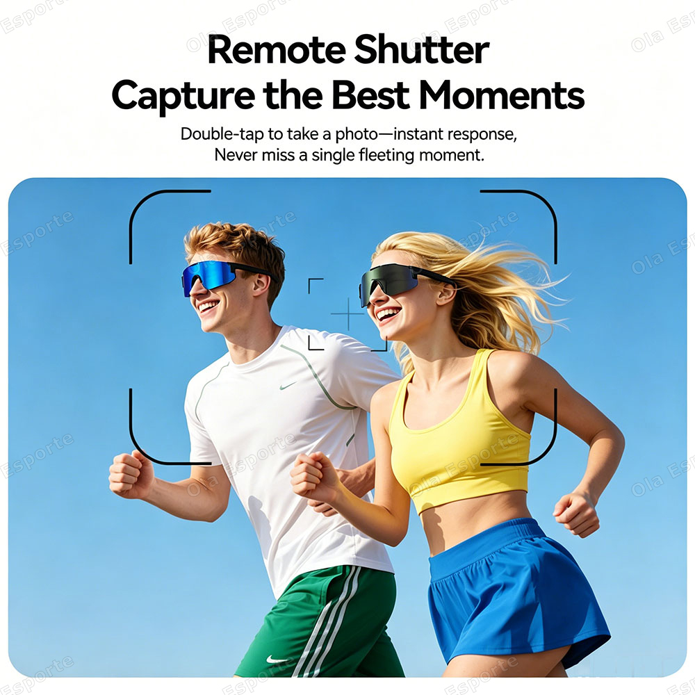Cycling Smart Glasses Camera B - Gaming Glasses Blue review and price