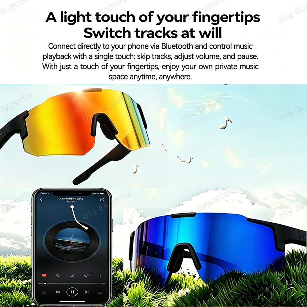Cycling Smart Glasses Camera B - Gaming Glasses Blue review and price