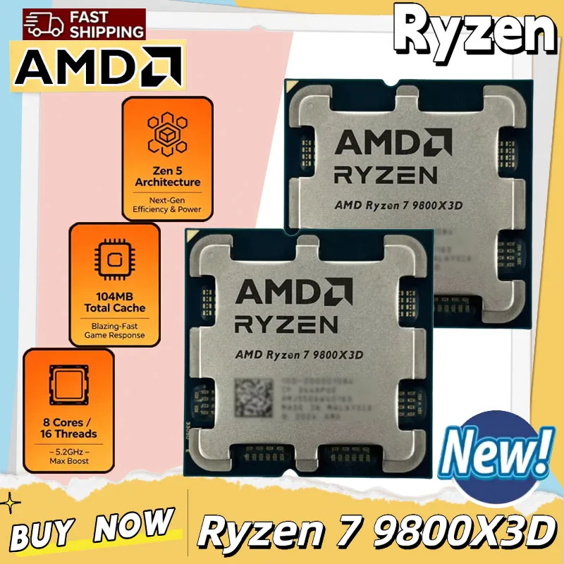 AMD Ryzen 7 9800X3D Game CPU U - Amd Cpu Ryzen 7 review and price