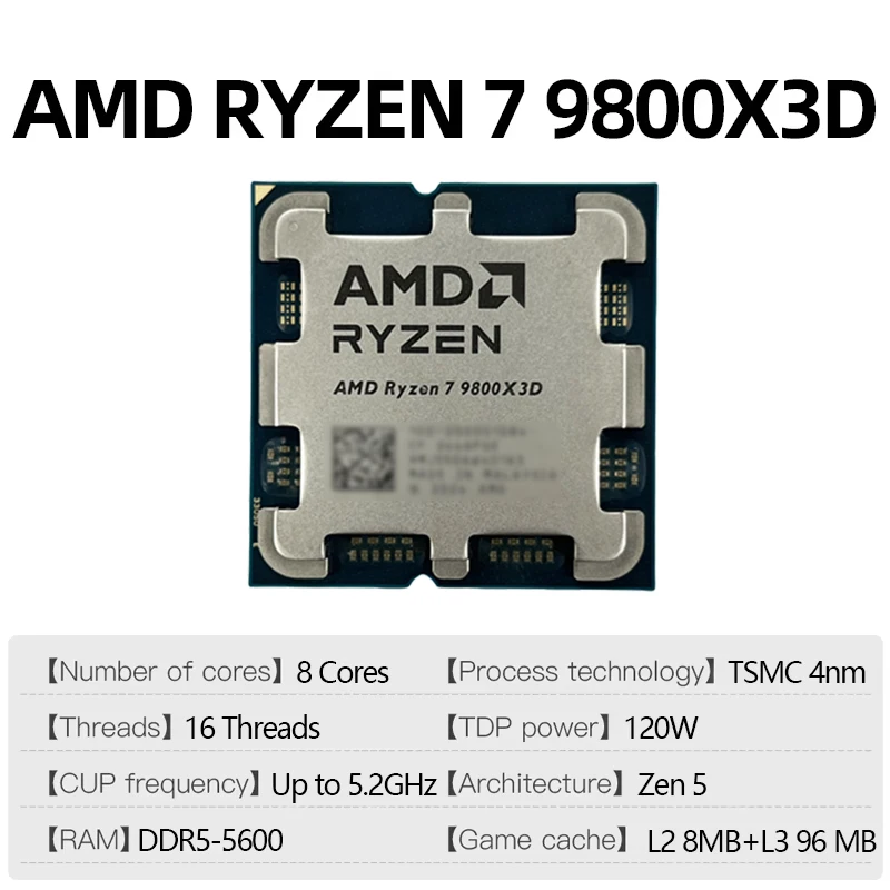 AMD Ryzen 7 9800X3D Game CPU U - Amd Cpu Ryzen 7 review and price