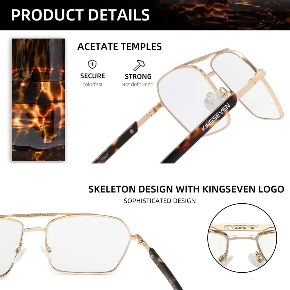 KINGSEVEN Classic Anti-Blue-Li - Gaming Glasses Blue review and price