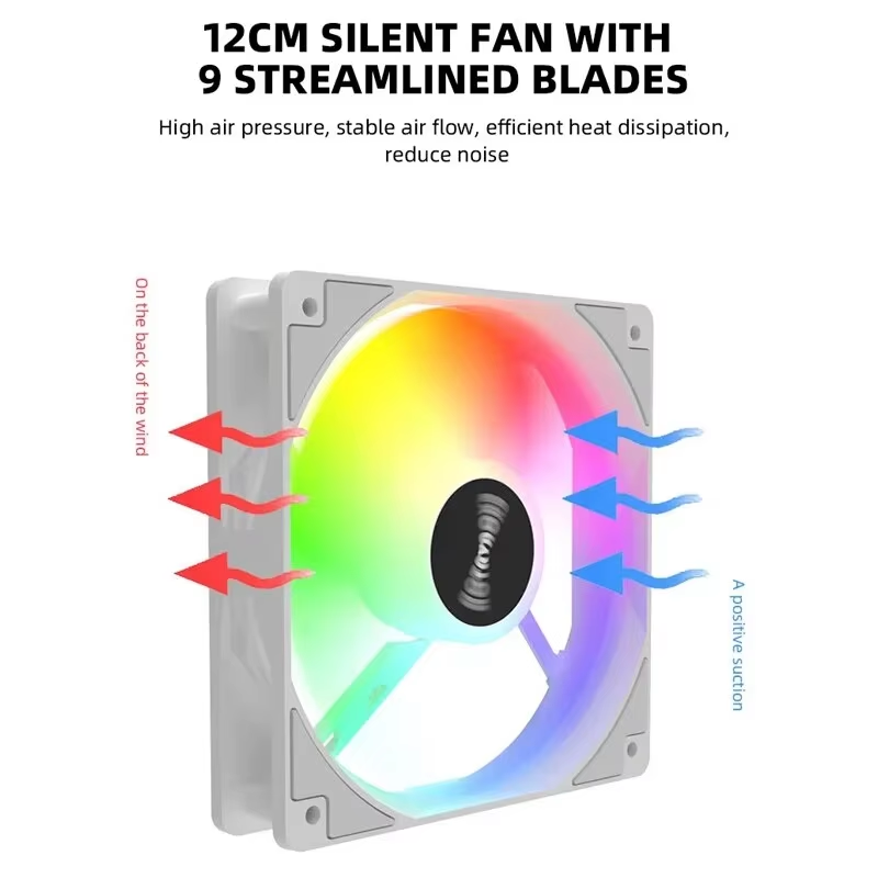 120mm PC Case Fan 12V RGB Cycl - Esports Gaming Fan review and price