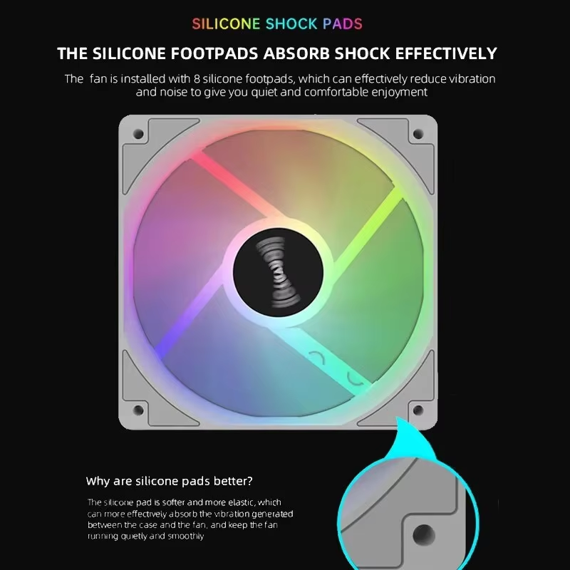 120mm PC Case Fan 12V RGB Cycl - Esports Gaming Fan review and price