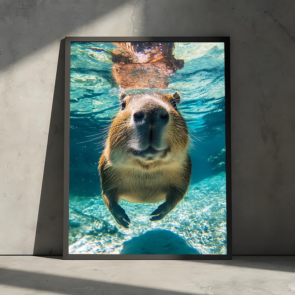 Healing Capybara Poster Art Po - Esports Gaming Lounge review and price