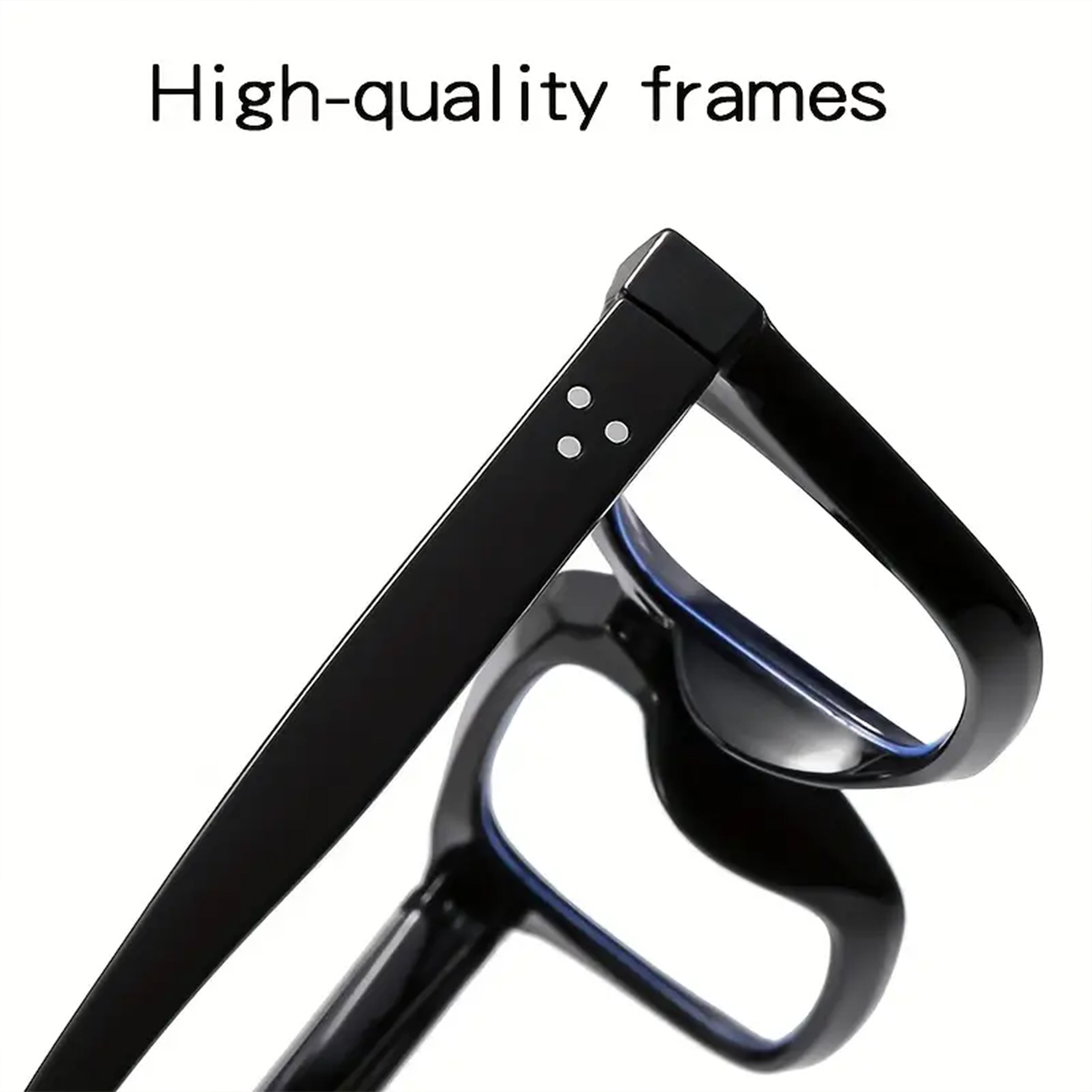 1pc Retro Large Frame Blue Lig - Gaming Glasses Blue review and price