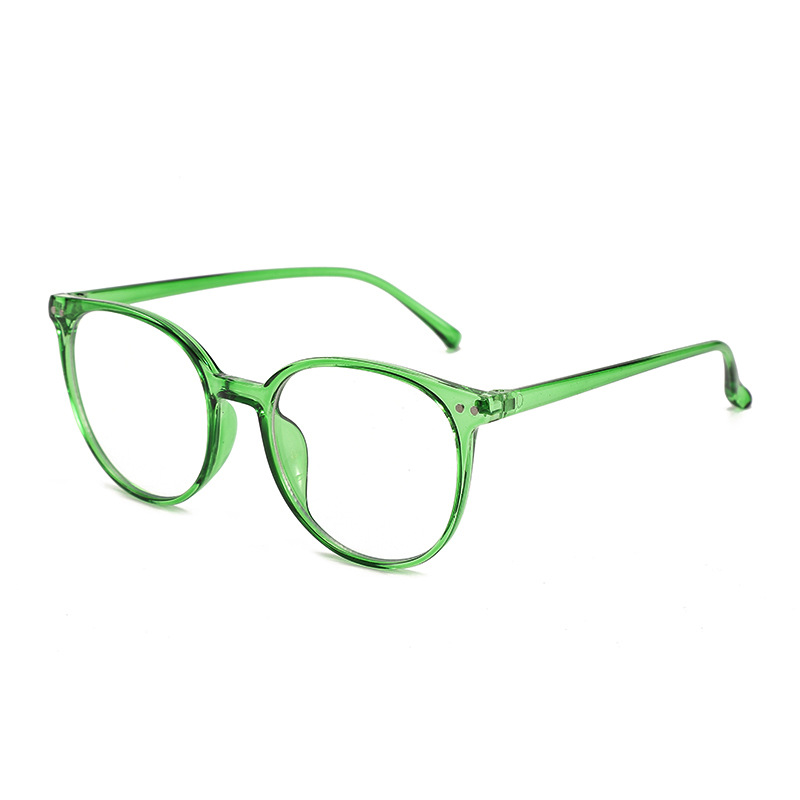 1pcs Round Transparent Compute - Gaming Glasses Blue review and price