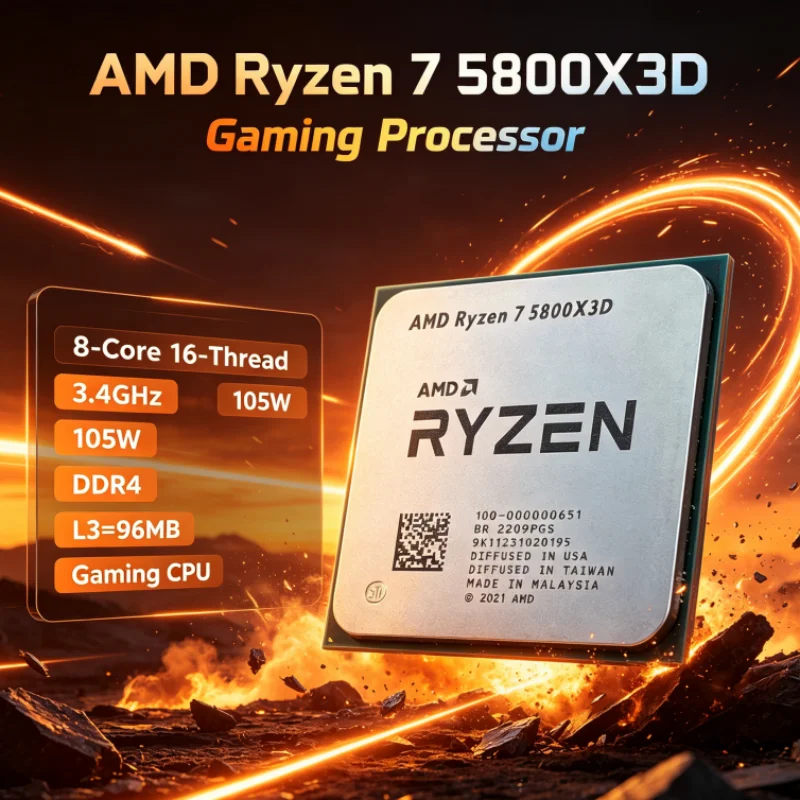 AMD R7 5800X3D 96 MB Gaming Pr - Amd Cpu Ryzen 7 review and price