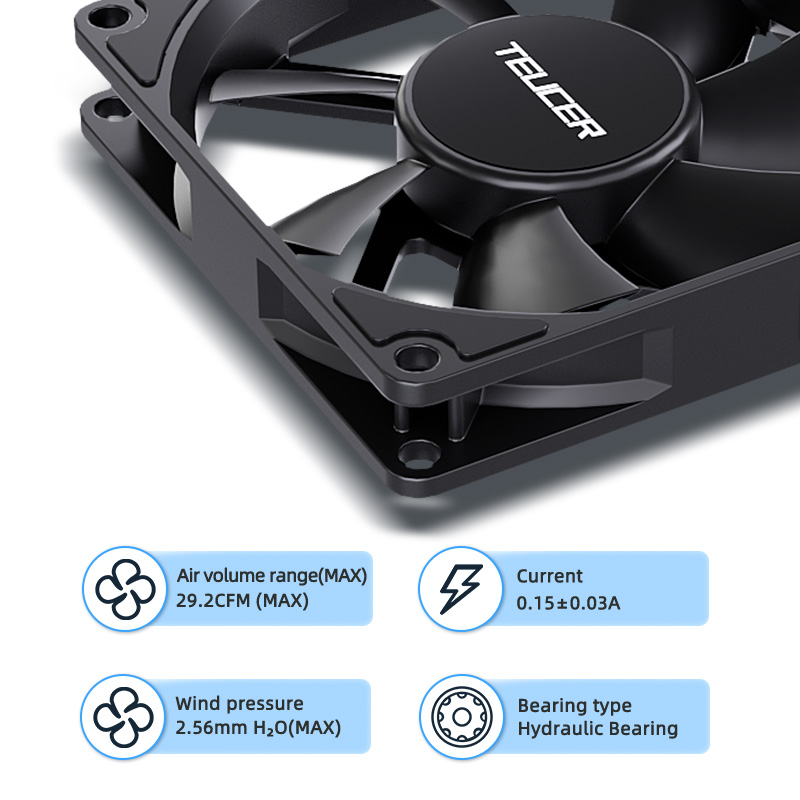 Teucer UT-8015 8CM Chassis Fan - Esports Gaming Fan review and price